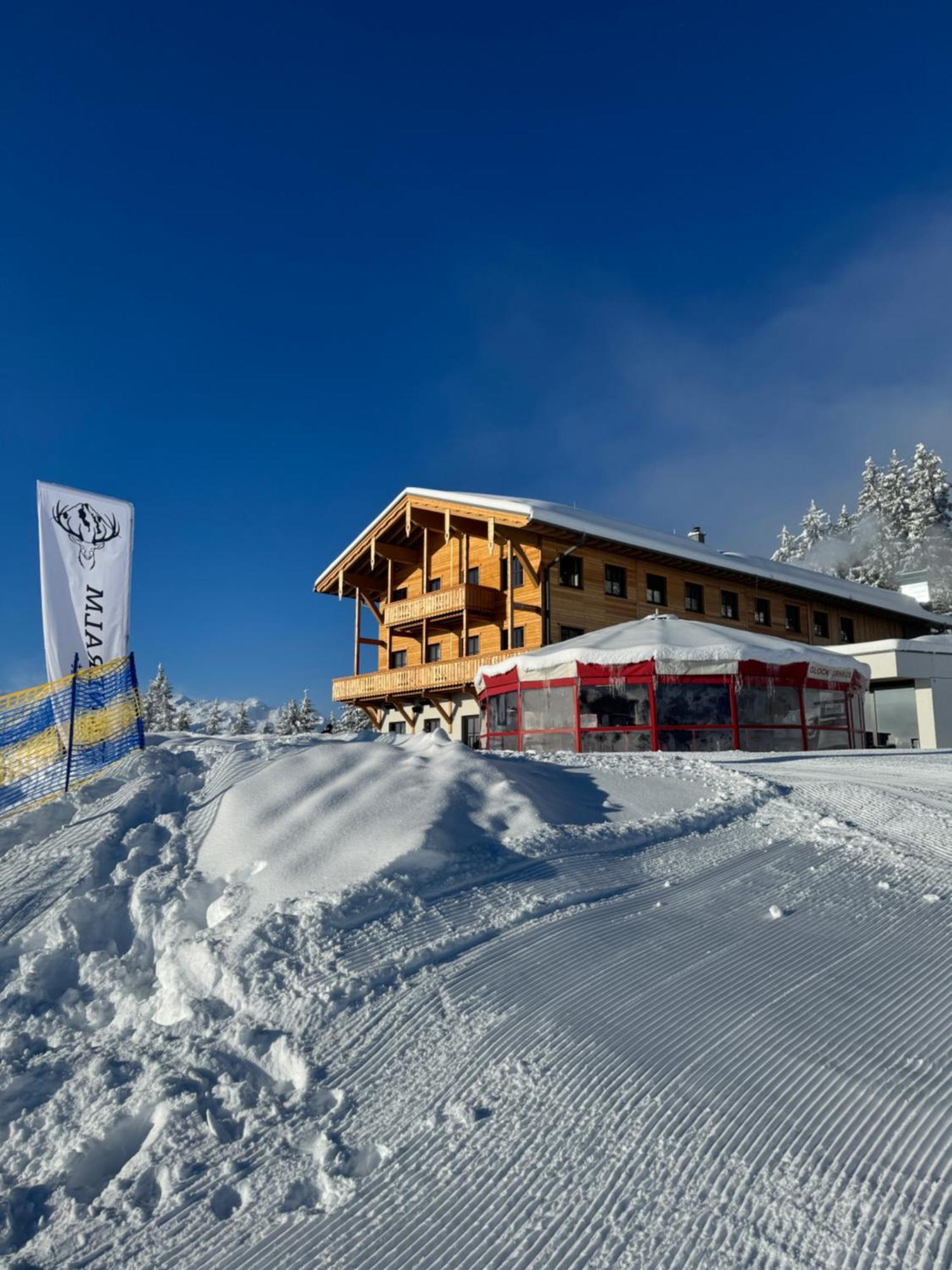 Glockneralm - Exklusiv Erreichbar Mit Skilift 滨湖采尔 外观 照片
